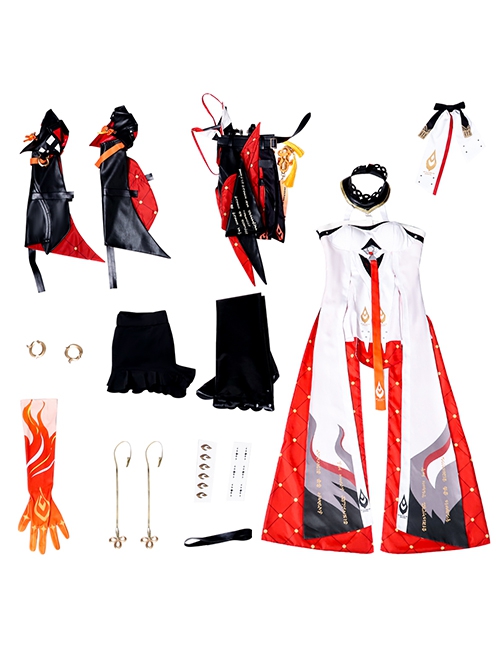 Game Wuthering Waves Halloween Cosplay Changli Costume Full Set