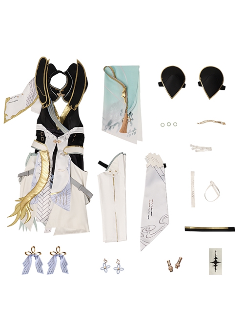 Game Wuthering Waves Halloween Cosplay Jinhsi Costume Full Set