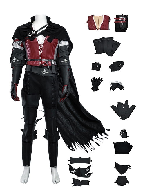 Game Final Fantasy XVI Halloween Cosplay Clive Rosfield Costume Set Without Shoes