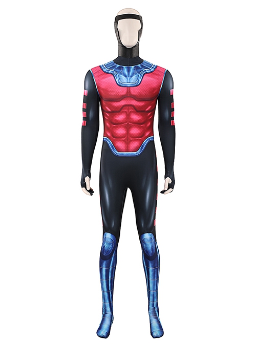 X-MEN 97 Halloween Cosplay Gambit Remy Etienne LeBeau Bodysuit Costume Set Without Shoes