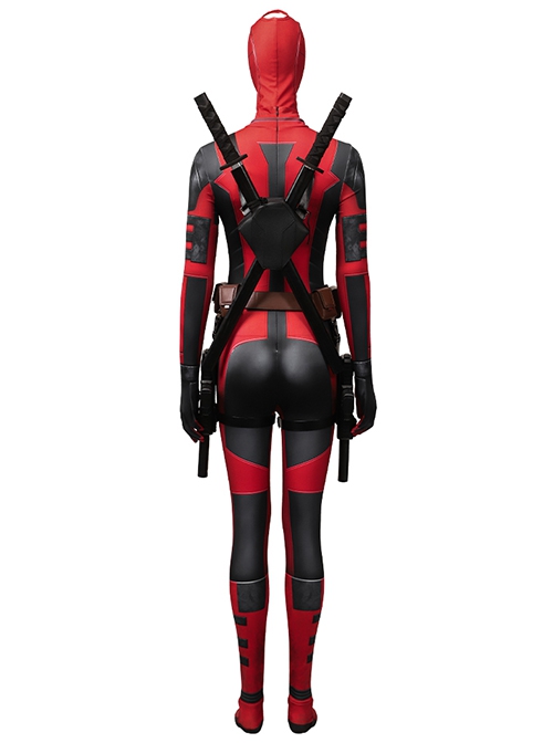 Deadpool & Wolverine Halloween Cosplay Female Deadpool Regular Edition Bodysuit Costume Full Set