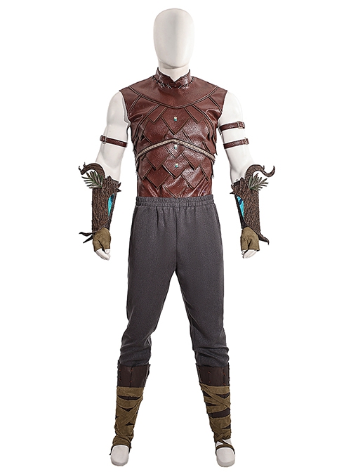 Game Baldur's Gate 3 Halloween Cosplay Halsin Costume Set Without Shoes