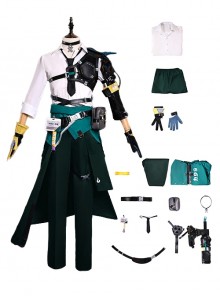 Game Zenless Zone Zero Halloween Cosplay Asaba Harumasa Costume Full Set