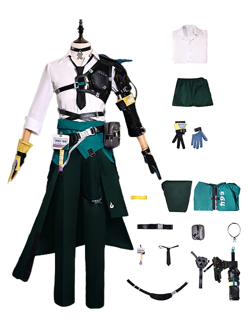 Game Zenless Zone Zero Halloween Cosplay Asaba Harumasa Costume Full Set