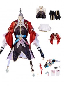 Game Honkai Star Rail Halloween Cosplay March 7th Xianzhou Alliance Costume Full Set