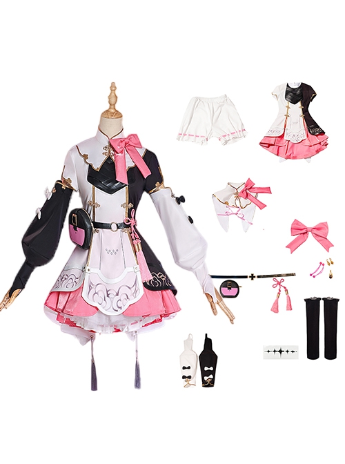 Game Wuthering Waves Halloween Cosplay Encore Costume Full Set