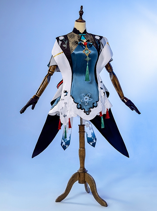 Hatsune Miku Miku With You 2021 Halloween Cosplay Jasmine Flower Hatsune Miku Costume Full Set