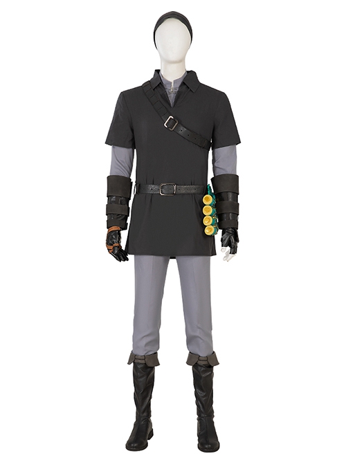 The Legend Of Zelda Tears Of The Kingdom Halloween Cosplay Dark Link Outfit Accessories Black Boots