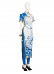 Game Street Fighter 6 Halloween Cosplay Chun-Li Outfit Costume Cheongsam Full Set