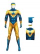 Comics Booster Gold Halloween Cosplay Michael Jon Carter Costume Bodysuit Set