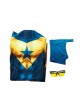 Comics Booster Gold Halloween Cosplay Michael Jon Carter Costume Bodysuit Set