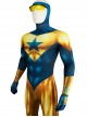 Comics Booster Gold Halloween Cosplay Michael Jon Carter Costume Bodysuit Set