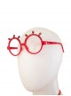 The Legend Of Zelda Tears Of The Kingdom Halloween Cosplay Purah Accessories Red Glasses