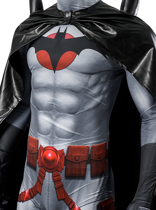 Flashopoint Batman Halloween Cosplay Knight Of Vengeance Thomas Wayne Costume Bodysuit Set Without Headgear