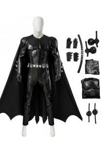 Movie The Flash Halloween Cosplay Michael Keaton Version Batman Costume Set Without Boots Without Headcover Without Logo