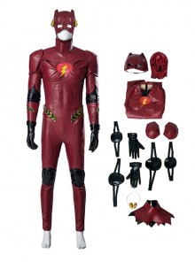 Movie The Flash Halloween Cosplay Parallel Universe Version Barry Allen Costume Set Without Boots