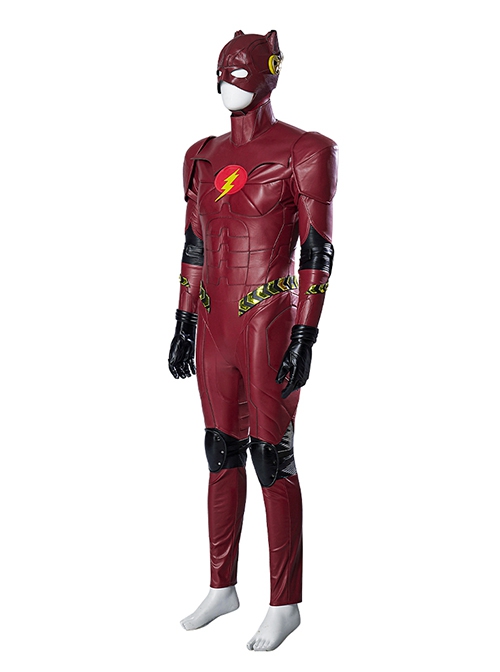 Movie The Flash Halloween Cosplay Parallel Universe Version Barry Allen Costume Set Without Boots