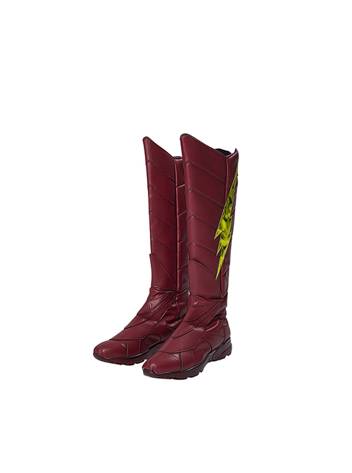 Movie The Flash Halloween Cosplay Parallel Universe Version Barry Allen Accessories Red Boots