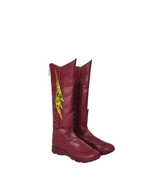 Movie The Flash Halloween Cosplay Parallel Universe Version Barry Allen Accessories Red Boots