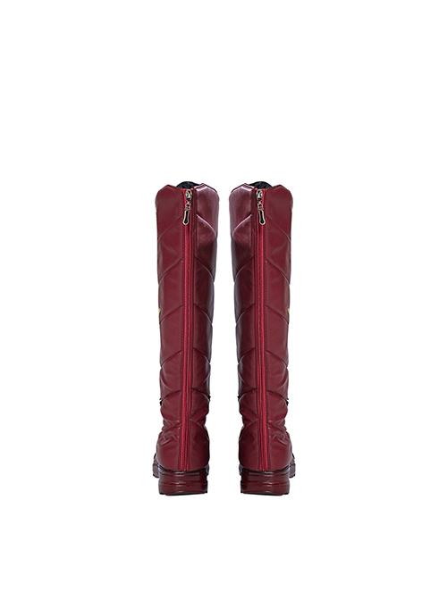 Movie The Flash Halloween Cosplay Parallel Universe Version Barry Allen Accessories Red Boots