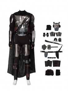 TV Drama The Mandalorian Season 3 Halloween Cosplay Din Djarin Costume Set Without Shoes Without Helmet