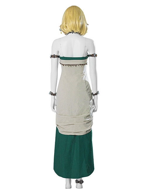 The Legend Of Zelda Tears Of The Kingdom Halloween Cosplay Princess Zelda White Dress Costume Set Without Shoes