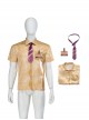 Elemental Halloween Cosplay Wade Ripple Shirt Animated Movie Costume Set