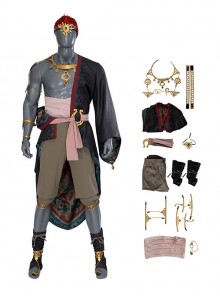 The Legend Of Zelda Tears Of The Kingdom Halloween Cosplay Ganondorf Costume Set Without Wig Without Rings