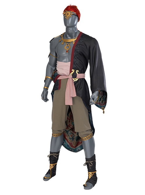 The Legend Of Zelda Tears Of The Kingdom Halloween Cosplay Ganondorf Costume Set Without Wig Without Rings