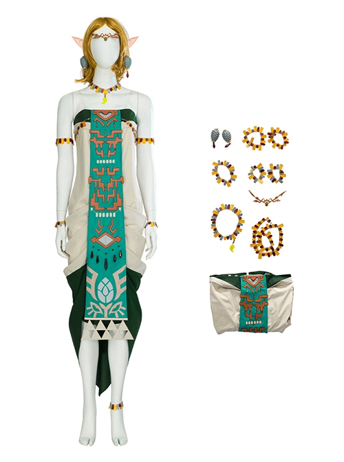 The Legend Of Zelda Tears Of The Kingdom Halloween Cosplay Zelda Costume Set Without Shoes Without Wig Without Elf Ears