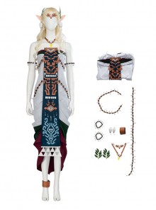 The Legend Of Zelda Tears Of The Kingdom Halloween Cosplay Queen Sonia Costume Set Without Wig Without Elf Ears