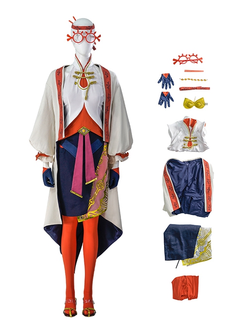 The Legend Of Zelda Tears Of The Kingdom Halloween Cosplay Purah Costume Set Without Shoes Without Walking Stick