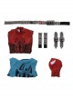 Comics Halloween Cosplay Scarlet Spider Costume Set Without Shoes