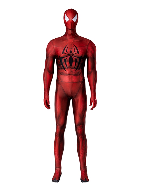 Comics Halloween Cosplay Scarlet Spider Costume Set Without Shoes