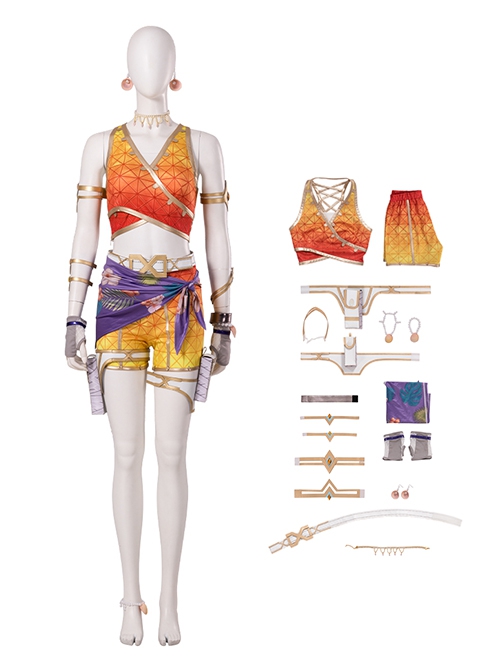 Apex Legends Halloween Cosplay Loba Andrade Swimsuit Costume Set Without Shoes