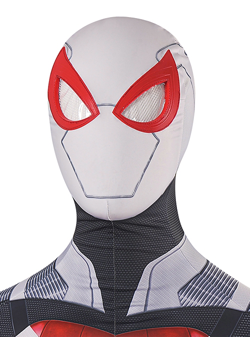 Ps4 Game Spider-Man Halloween Cosplay White Armor Battle Suit Costume Set