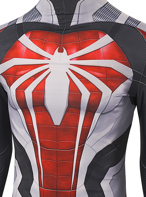 Ps4 Game Spider-Man Halloween Cosplay White Armor Battle Suit Costume Set