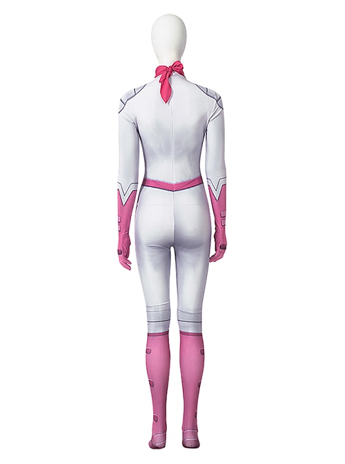 The Super Mario Bros. Movie Halloween Cosplay Princess Peach Toadstool Costume Bodysuit Full Set