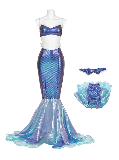 The Little Mermaid Halloween Cosplay Ariel 2023 Edition Costume Set