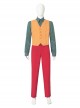 Movie The Joker Halloween Cosplay Arthur Fleck Costume Red Version Set Without Shoes