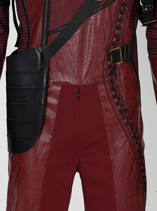 Movie Guardians Of The Galaxy Vol.3 Halloween Cosplay Kraglin Costume Bodysuit Set Without Boots