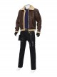 Resident Evil 4 Remake Halloween Cosplay Leon Scott Kennedy Costume Set Without Shoes