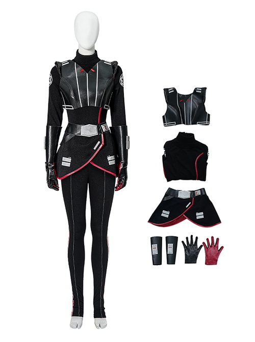 Star Wars Halloween Cosplay Judge Seventh Sister Costume Set Without Shoes