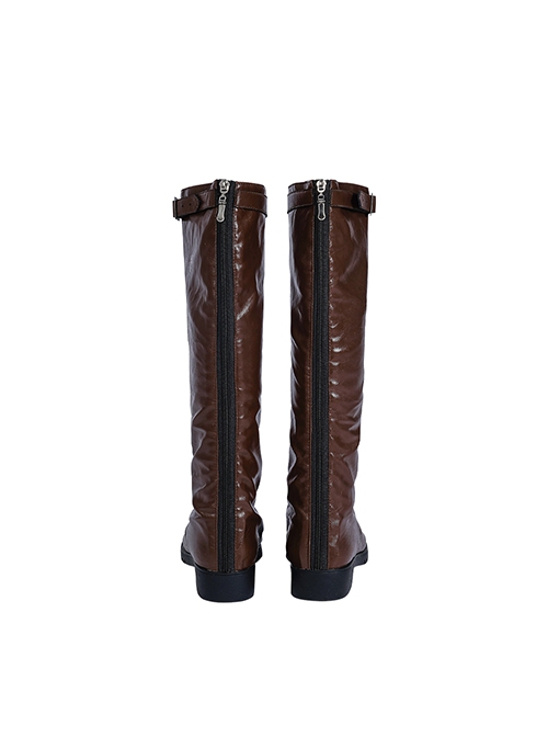 Resident Evil 4 Remake Halloween Cosplay Ashley Graham Accessories Brown Boots