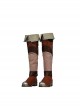 The Legend Of Zelda Tears Of The Kingdom Halloween Cosplay Zelda Accessories Brown Boots