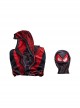 Spider Man Halloween Cosplay Miles Morales Crimson Hood Edition Costume Bodysuit Set