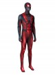 Spider Man Halloween Cosplay Miles Morales Crimson Hood Edition Costume Bodysuit Set