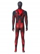 Spider Man Halloween Cosplay Miles Morales Crimson Hood Edition Costume Bodysuit Set