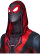 Spider Man Halloween Cosplay Miles Morales Crimson Hood Edition Costume Bodysuit Set