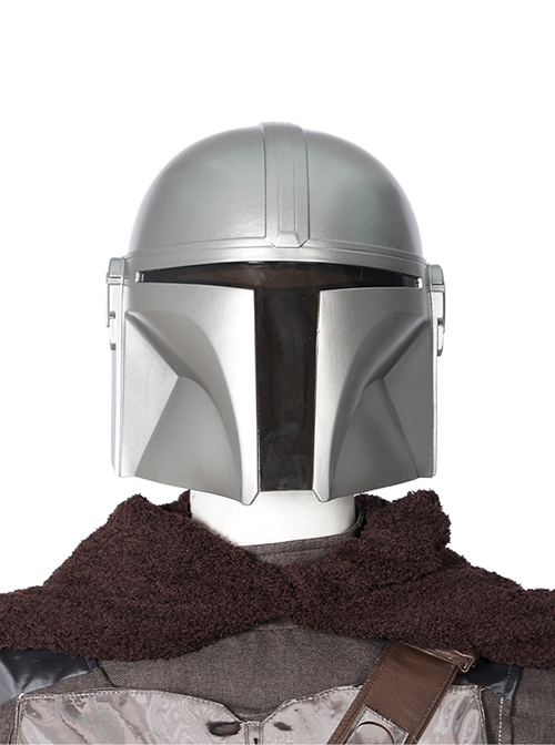 The Mandalorian Season 3 Halloween Cosplay Din Djarin Costume Accessory Silver Helmet